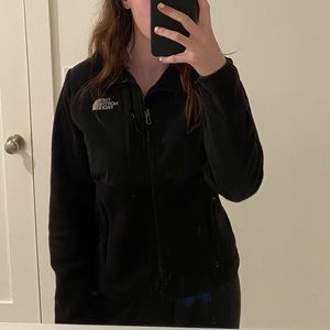 NORTH FACE black fleece XS